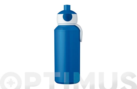 Botella pop-up campus azul 400 ml