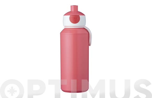 Botella pop-up campus rosa 400 ml