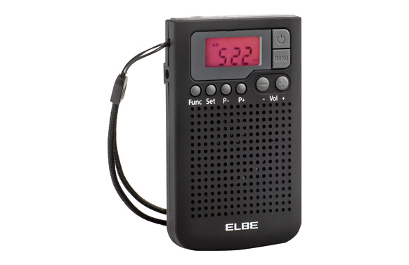 Radio digital de bolsillo con altavoz