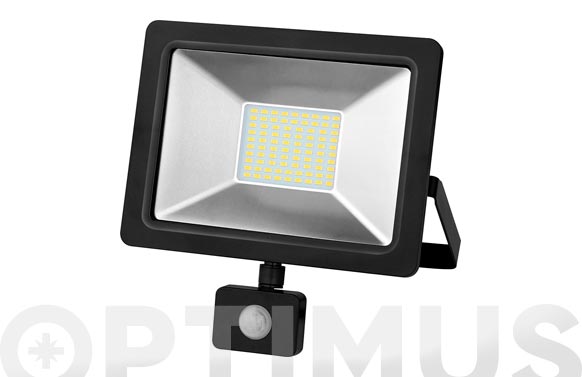 Foco proyector con sensor led 20 w 6500 k 2000 lm luz fría ip65