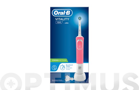 Cepillo dental vitality cross action d100 rosa