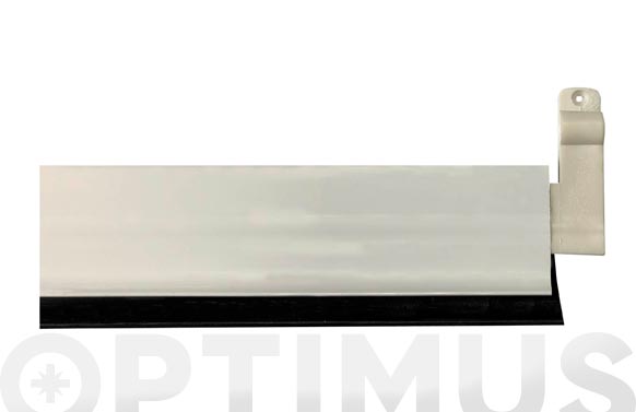 transfusión explorar Artístico Burlete bajo puerta aluminio/goma basculante 93 cm blanco