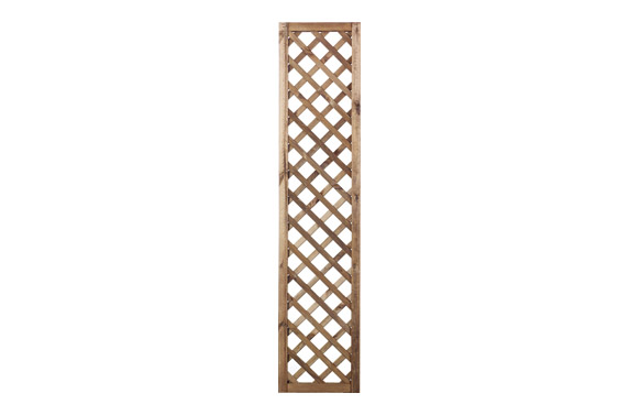 Celosia madera premices c/ marco marron 40 x 180 (luz 6x6)