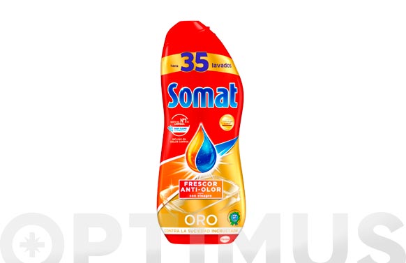 Lavavajillas somat gel oro vinagre 35 dosis 