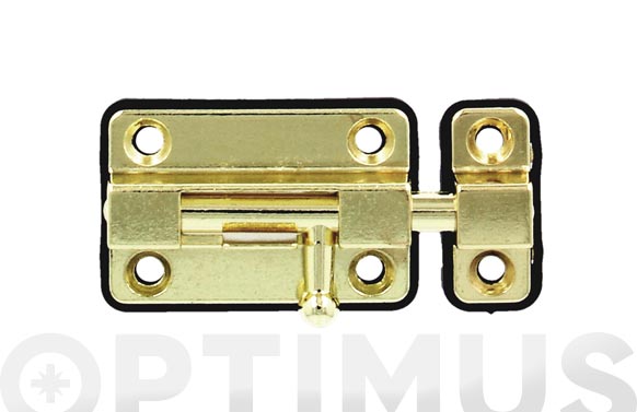 PASADOR 383 BASE PLASTICO 38X34MM LATONADO 6338 2