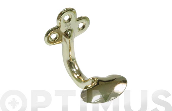 COLGADOR MODELO 2 ACERO LATONADO 147 2