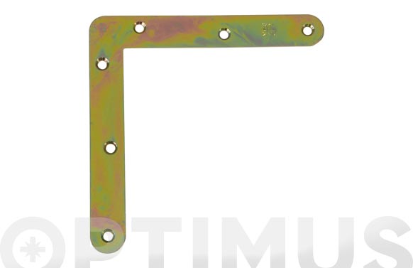 ESCUADRA ACERO PLANA DE RE40X40MM BICROM