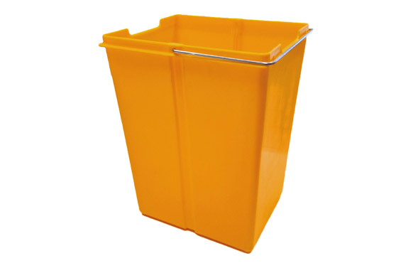 Cubo recambio contenedor ecologico amarillo 14 l