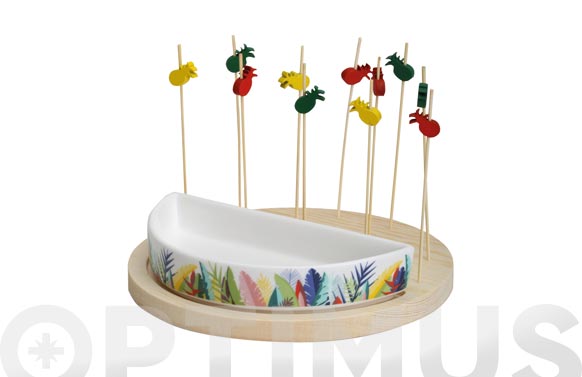 Bol con base + 11 pinchos  2