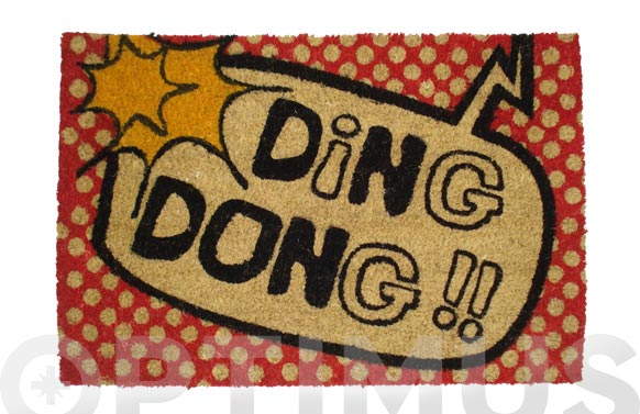 Felpudo coco ding dong