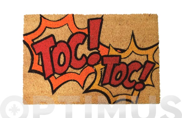 Felpudo coco toc toc