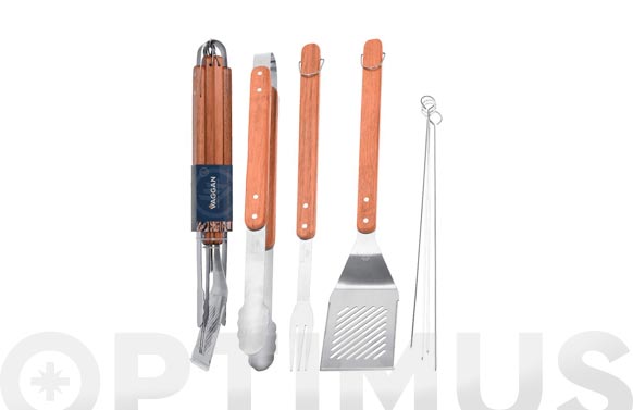 Set accesorios barbacoa...