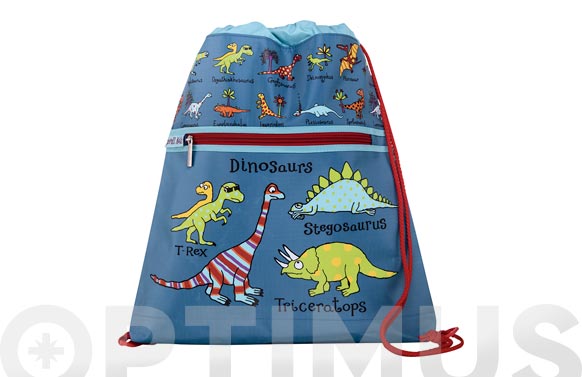 Mochila cuerdas infantil dinosaurios