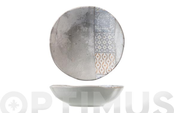 Plato stoneware malaga hondo 20 cm