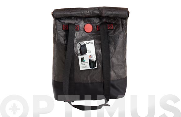 Bolsa mochila porta alimentos negra