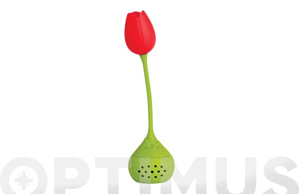 Infusor te silicona/inox tulipan