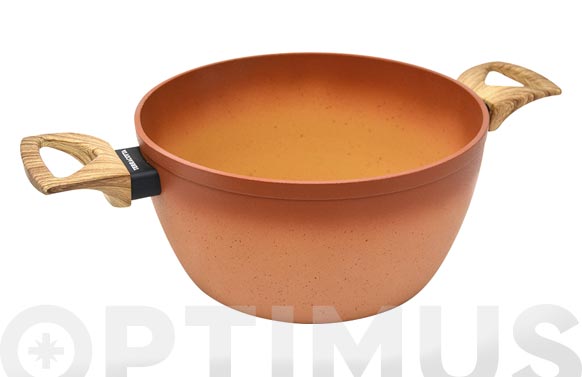 CAZUELA ALTA CON TAPA ALUMINIO FORJADO TERRACOTTA 20 CM INDUCCION TER0520 3