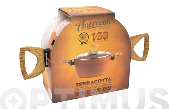 CAZUELA ALTA CON TAPA ALUM20 CM INDUCCIO