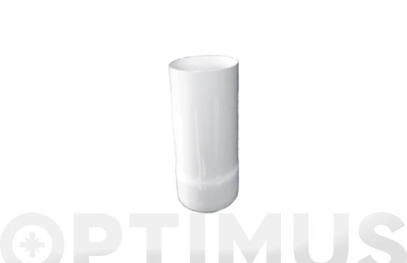 Tubo estanco macho/hembra aluminio blanco ø 100 50 cm