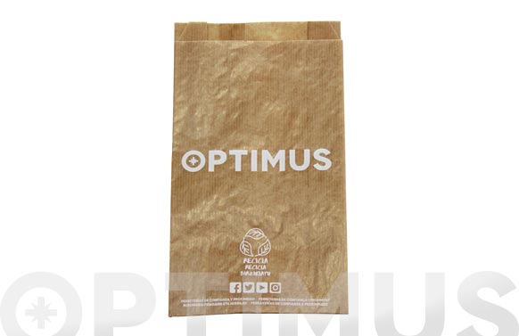 BOLSA PAPEL KRAFT OPTIMUS 26 CM X 14 CM