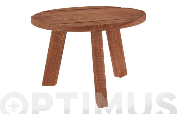 MESA MADERA TEKA BAJA     é 50 X 34 CM