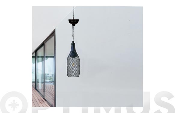 Lampara solar colgante flamenco