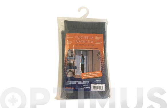 Mosquitera magnetica para puerta gris 120 x 230 cm