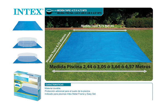 Tapiz suelo para piscinas  472 x 472 cm 
