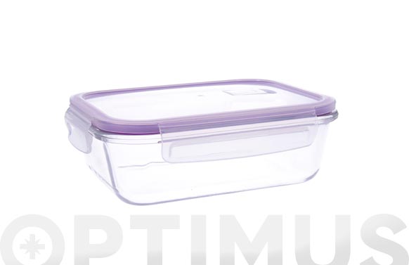 HERMETICO VIDRIO RECTANGUL64 CL 17,5 X 1