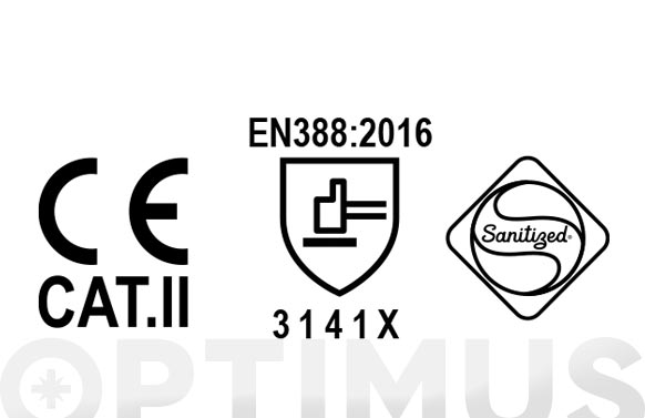 GUANTE NILON RECUBIERTO PVC CFT TALLA 7 H5140/7 4