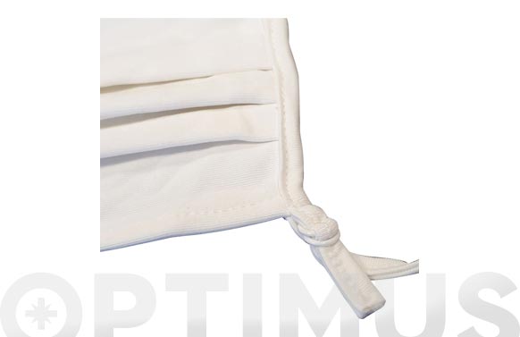 MASCARILLA REUTILIZABLE ANTIVIRICA 75 LAVADOS AJUSTABLE ADULTO BLANCA ADULTSENSELOGBLANCA 3