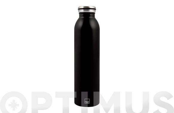 Botella termo inox 0,75 cl - negro