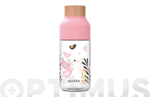 Botella tritan rosa birds 570 ml