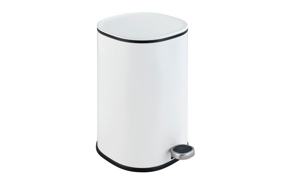 Cubo baño con pedal nant blanco 5 l