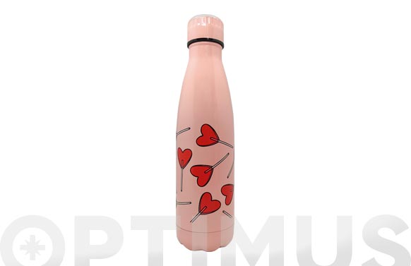 Botella inox termo decorada 500 ml - piruletas