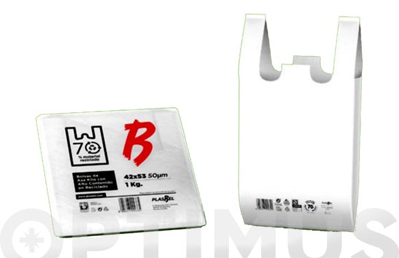 BOLSA ASAS GRANEL 1 KG REC42 X 53 CM G-2