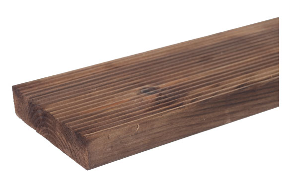 Tabla madera ranurada pedro  2,8 x 12 x 240 cm marrón