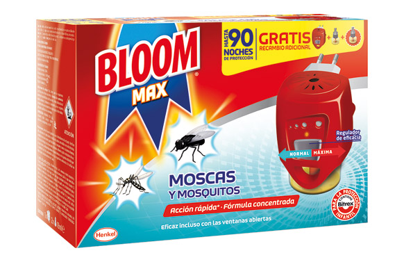 Bloom electrico moscas y mosquitos 2 recambios incluidos