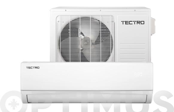 Aire acondiconado split tectro 2950frig mando distancia 35m.