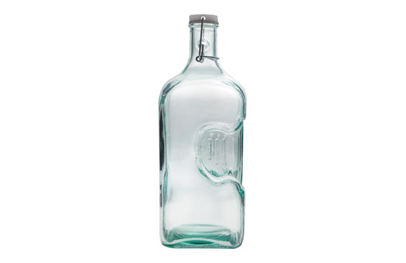Botella vidrio 2 l transparente