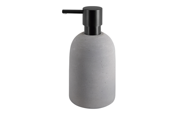 Dosificador jabón gris cemento 