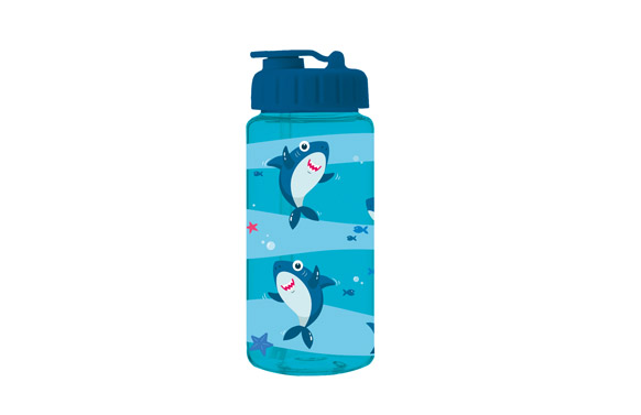 Botella infantil tritan 400 ml - tiburon
