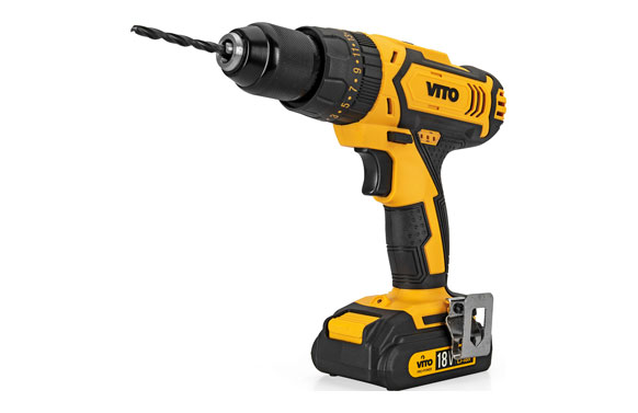 TALADRO PERCUTOR A BATERIA 18 V, 2.0 AH, 2 BATERIAS VIBSFL18 2