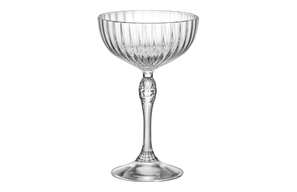 Copa vidrio grabada america cocktail - 23 cl
