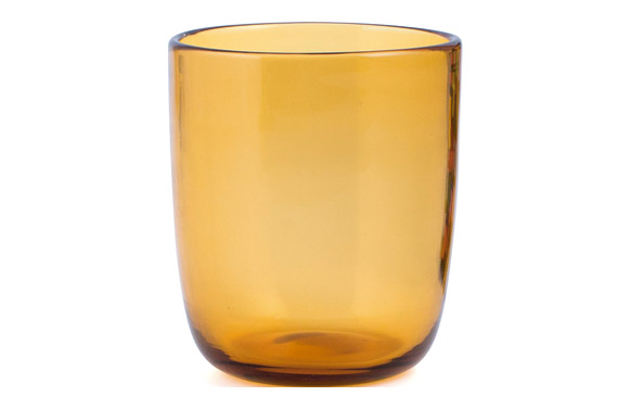 Vaso vidrio saturno 35 cl - ambar