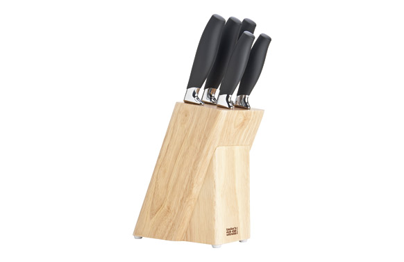 Cuchillos cocina tacoma madera 5 cuchillos