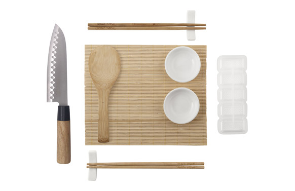 Sushi set regalo 12 piezas - incluye cuchillo