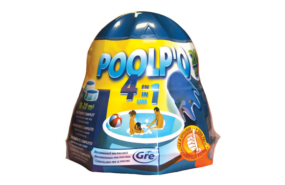 Cloro tratamiento mensual poolpo 250 gr para piscinas de 10 m.
