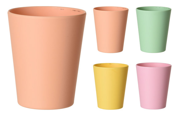 VASO MELAMINA COLORS SURTIDO (EXPOSITOR) Ø8 X 10 CM - SURTIDO PASTEL 177600270 2