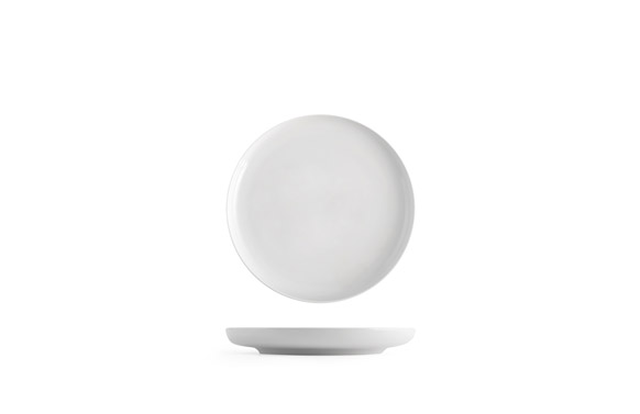 Plato porcelana pearl blanco postre - 19 cm